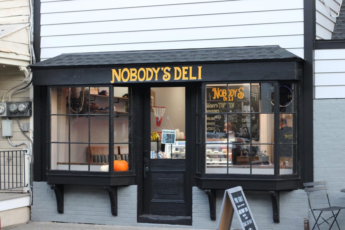 Nobody's Deli at 72 Main St. in Cold Spring features Haldane sports memorabilia on the walls.