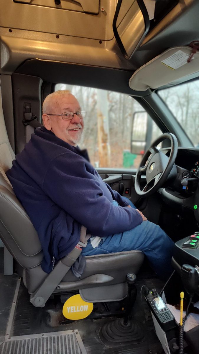 Brian Brutting, driver of Yellow Bus.