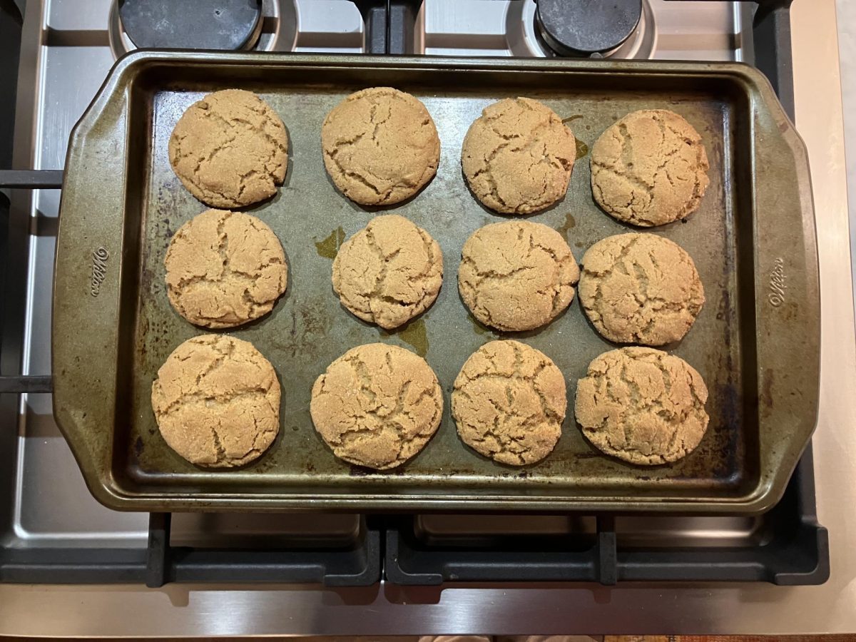 This is a recipe from my 
grandma’s friend Kris, and it’s 
the only recipe that my family 
uses for ginger cookies. They’re 
the perfect wintery baking project!