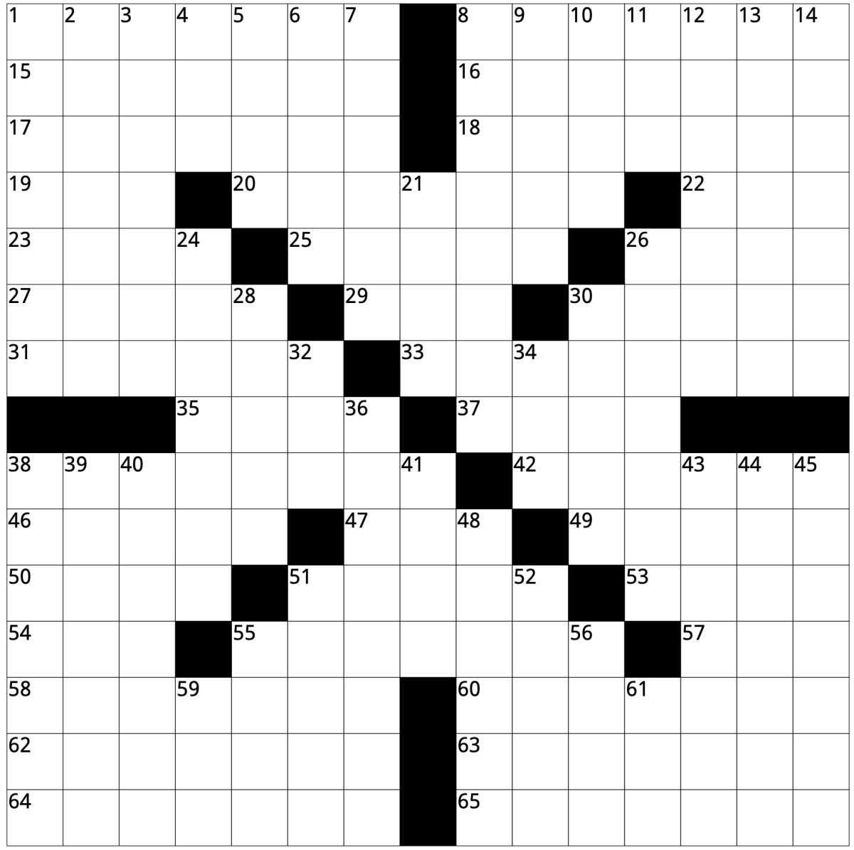 Winter Crossword