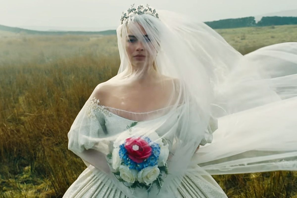 Margo Robbie as Catherine Earnshaw in Wuthering Heights, 2026.