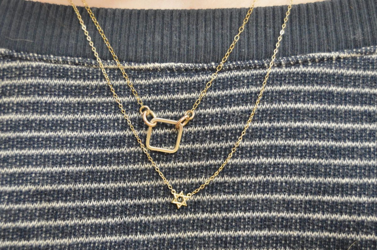 A Haldane High School student wears a Star of David necklace, a widely recognized symbol of Jewish faith, at school on Thursday, June 4, 2026.